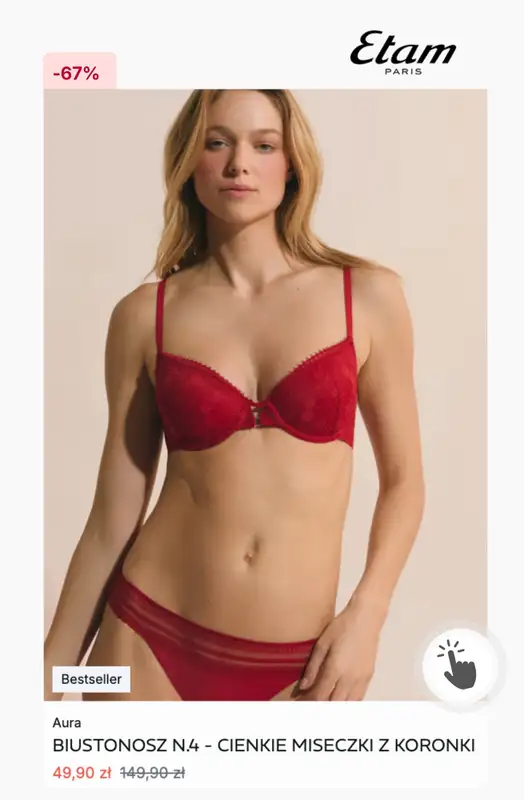 BEST SALE - gazetka promocyjna Etam | Nawet do -67% OUTLET od środy 06.05  - strona 8