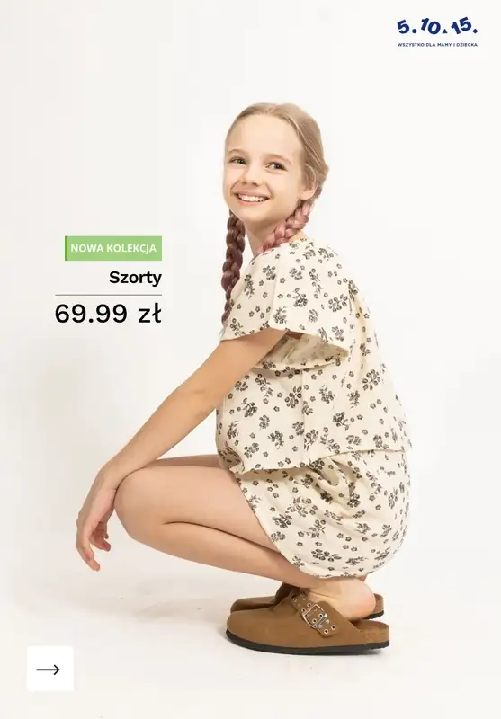 5.10.15 - gazetka promocyjna Letnie NOWOŚCI dziecięce od środy 06.05  - strona 9
