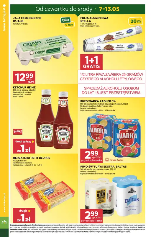 Stokrotka - gazetka promocyjna Gazetka Supermarket od czwartku 07.05 do środy 13.05 - strona 19