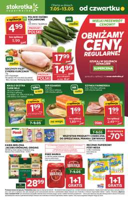 Stokrotka - gazetka promocyjna Gazetka Supermarket od czwartku 07.05 do środy 13.05