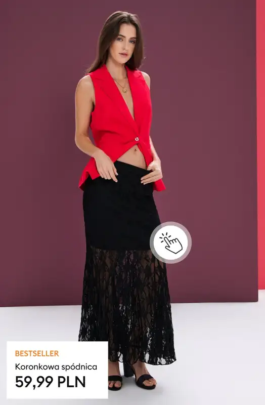 Sinsay - gazetka promocyjna Summer Lace - koronkowa kolekcja od środy 06.05  - strona 22