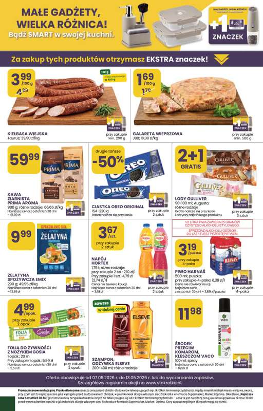 Stokrotka - gazetka promocyjna Gazetka Market od czwartku 07.05 do środy 13.05 - strona 35