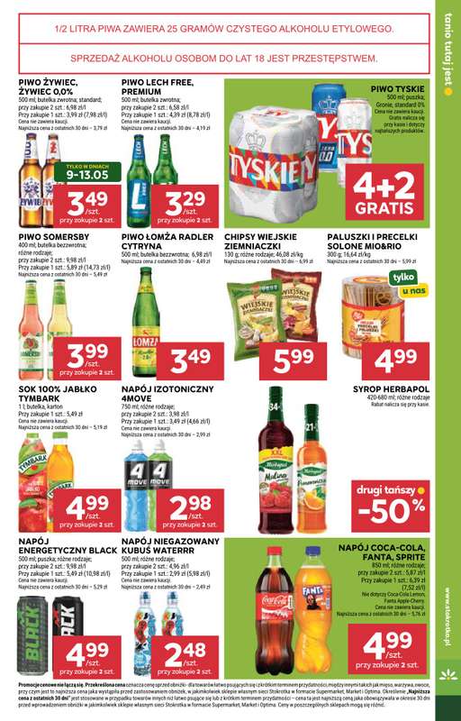 Stokrotka - gazetka promocyjna Gazetka Market od czwartku 07.05 do środy 13.05 - strona 34