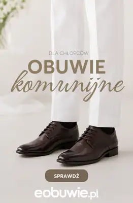 eobuwie.pl - gazetka promocyjna Obuwie komunijne dla chłopców od środy 06.05 