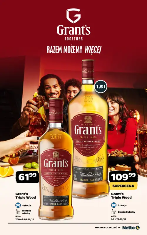 Netto - gazetka promocyjna Mocna Kolekcja - Mocne Alkohole  do soboty 09.05 - strona 17