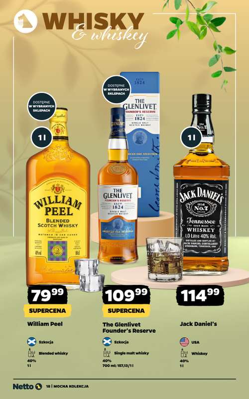 Netto - gazetka promocyjna Mocna Kolekcja - Mocne Alkohole  do soboty 09.05 - strona 18