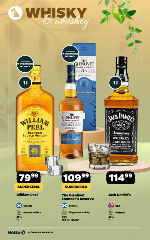Netto - gazetka promocyjna Mocna Kolekcja - Mocne Alkohole  do soboty 09.05 - strona 18