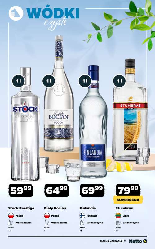 Netto - gazetka promocyjna Mocna Kolekcja - Mocne Alkohole  do soboty 09.05 - strona 13