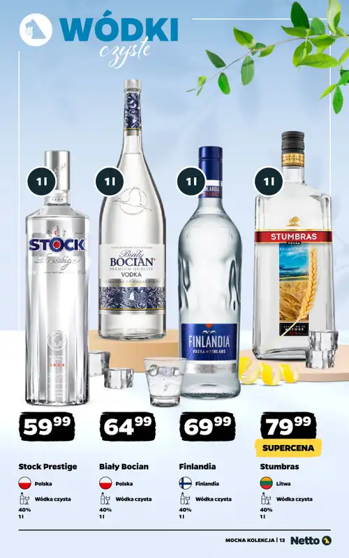 Netto - gazetka promocyjna Mocna Kolekcja - Mocne Alkohole  do soboty 09.05 - strona 13