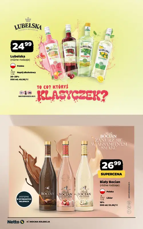 Netto - gazetka promocyjna Mocna Kolekcja - Mocne Alkohole  do soboty 09.05 - strona 4