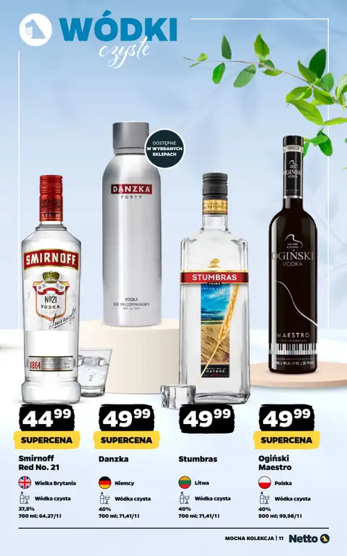 Netto - gazetka promocyjna Mocna Kolekcja - Mocne Alkohole  do soboty 09.05 - strona 11