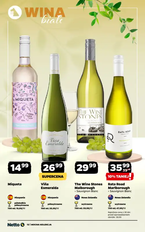 Netto - gazetka promocyjna Mocna Kolekcja - Wina  do soboty 09.05 - strona 12