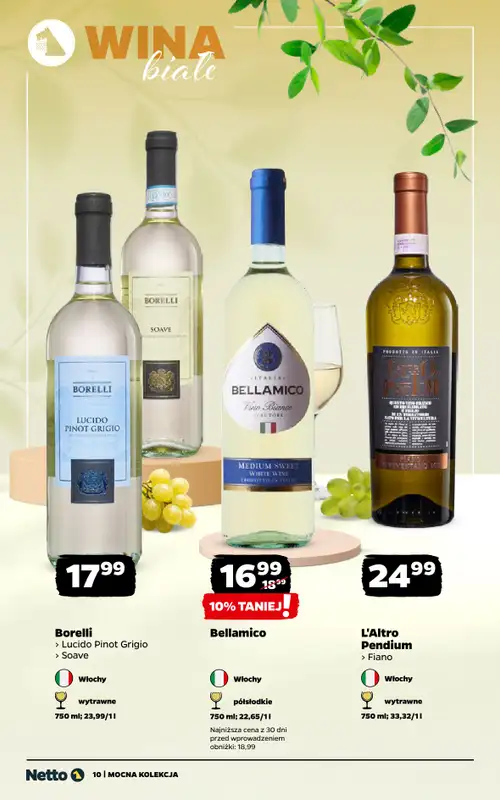 Netto - gazetka promocyjna Mocna Kolekcja - Wina  do soboty 09.05 - strona 10