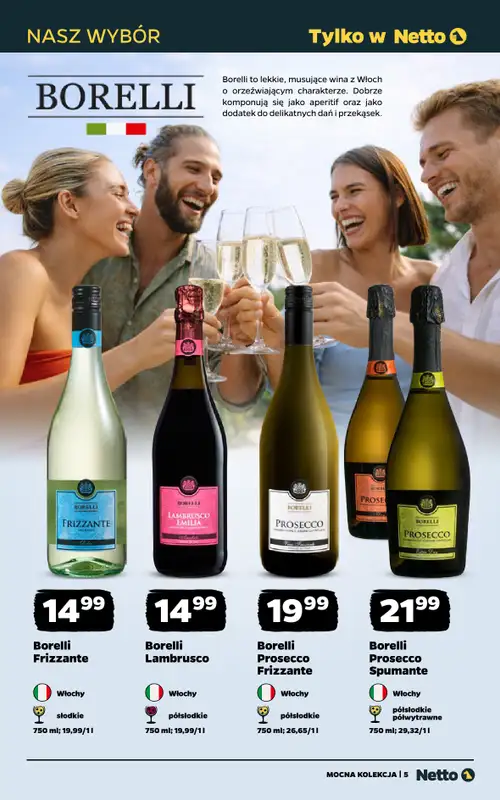 Netto - gazetka promocyjna Mocna Kolekcja - Wina  do soboty 09.05 - strona 5