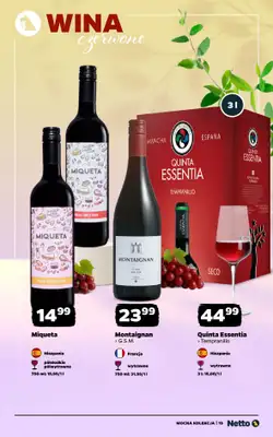 Netto - gazetka promocyjna Mocna Kolekcja - Wina  do soboty 09.05 - strona 19