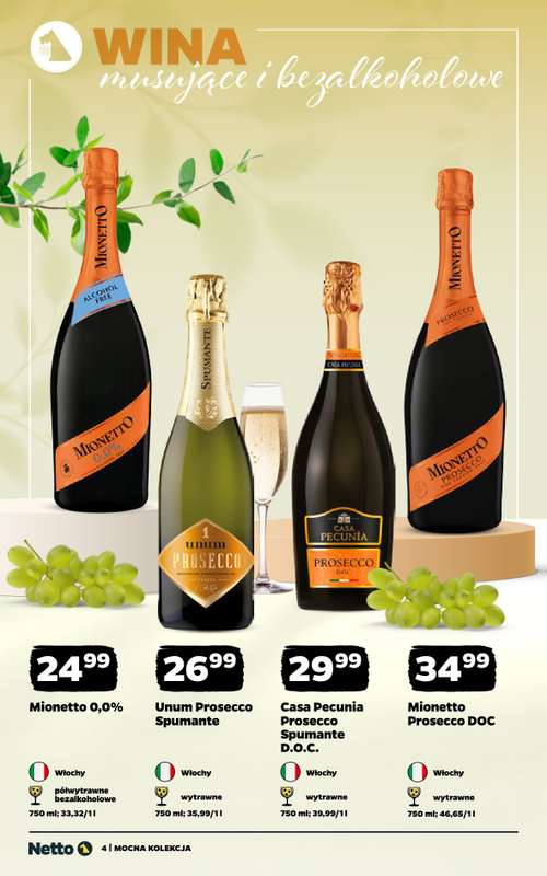 Netto - gazetka promocyjna Mocna Kolekcja - Wina  do soboty 09.05 - strona 4