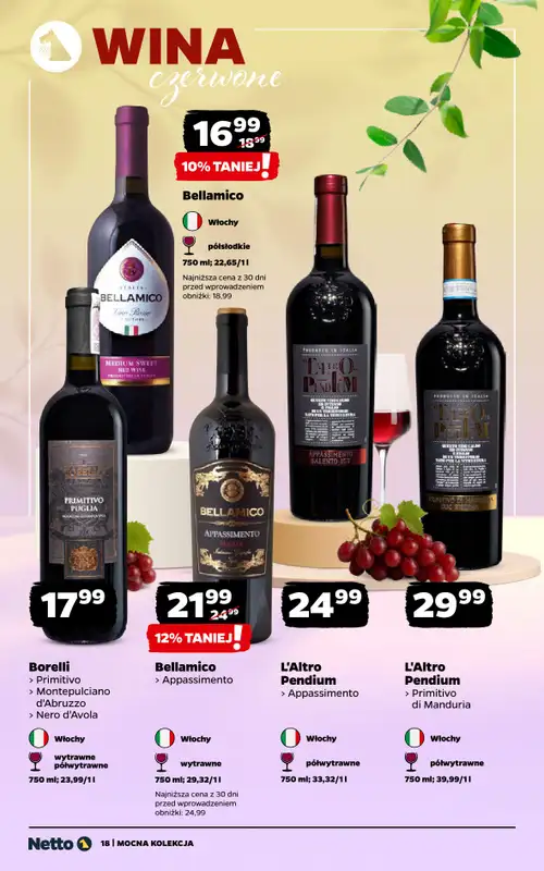 Netto - gazetka promocyjna Mocna Kolekcja - Wina  do soboty 09.05 - strona 18