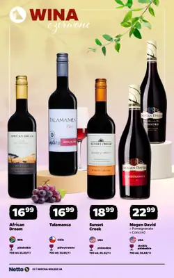 Netto - gazetka promocyjna Mocna Kolekcja - Wina  do soboty 09.05 - strona 22