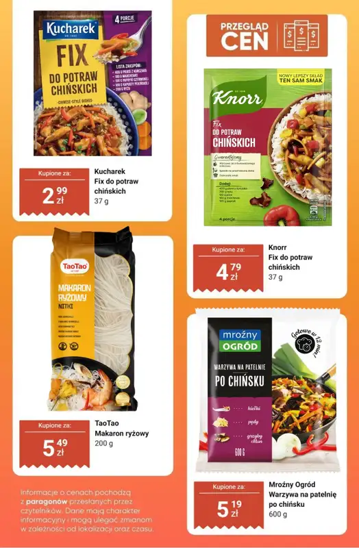 Dino - gazetka promocyjna Kuchnia azjatycka - przegląd cen od czwartku 07.05 do wtorku 12.05 - strona 2