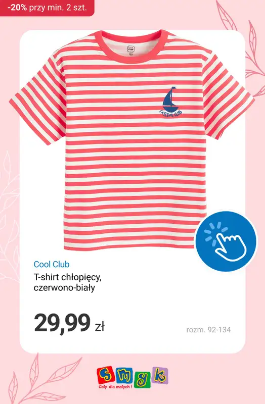 Smyk - gazetka promocyjna Ubrania i akcesoria: -20% przy zakupie min. 2 produktów od środy 06.05 do piątku 08.05 - strona 5