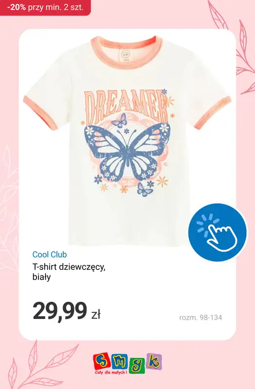 Smyk - gazetka promocyjna Ubrania i akcesoria: -20% przy zakupie min. 2 produktów od środy 06.05 do piątku 08.05 - strona 8