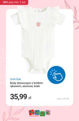 Body dziewczęce z krótkim rękawem, ażurowe, białe