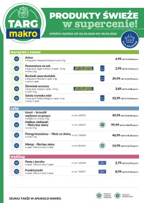 Makro - gazetka promocyjna Targ MAKRO - oferta świeża w super cenach! od poniedziałku 04.05 do soboty 09.05 - strona 6