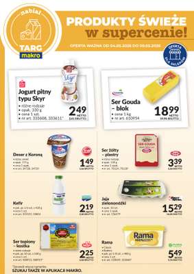 Makro - gazetka promocyjna Targ MAKRO - oferta świeża w super cenach! od poniedziałku 04.05 do soboty 09.05