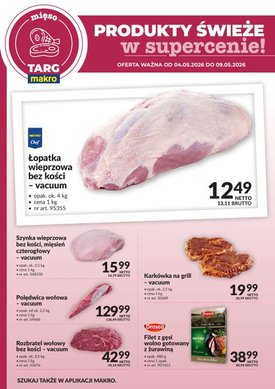 Makro - gazetka promocyjna Targ MAKRO - oferta świeża w super cenach! od poniedziałku 04.05 do soboty 09.05 - strona 2
