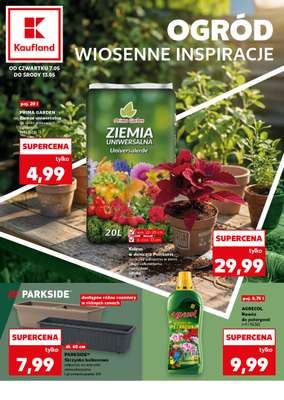 Kaufland - gazetka promocyjna Oferta Kaufland - Ogród od czwartku 07.05 do środy 13.05