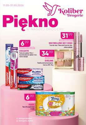 Drogerie Koliber - gazetka promocyjna Gazetka od poniedziałku 11.05 do niedzieli 31.05