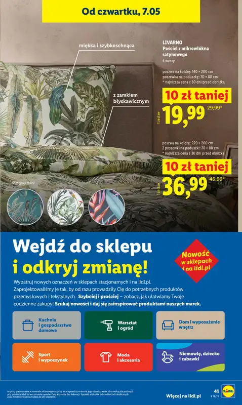 Lidl - gazetka promocyjna Oferta od czwartku od czwartku 07.05 do soboty 09.05 - strona 39