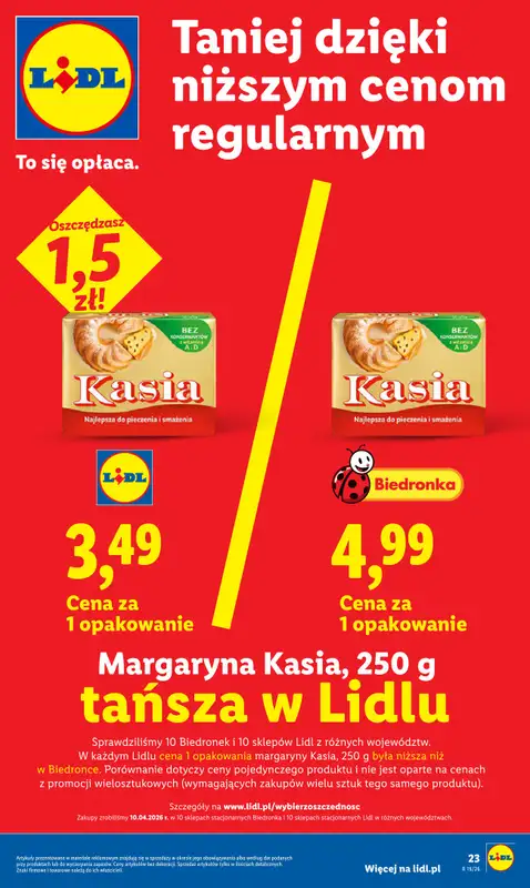 Lidl - gazetka promocyjna Oferta od czwartku od czwartku 07.05 do soboty 09.05 - strona 23