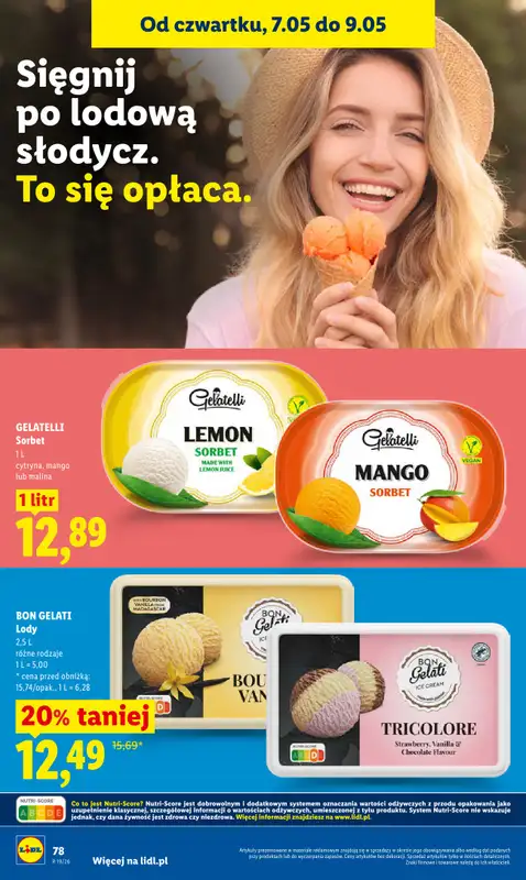 Lidl - gazetka promocyjna Oferta od czwartku od czwartku 07.05 do soboty 09.05 - strona 78