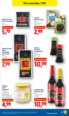 Lidl - gazetka promocyjna Oferta od czwartku od czwartku 07.05 do soboty 09.05 - strona 51