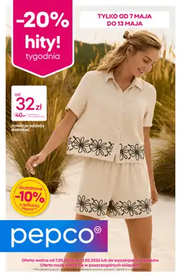Pepco - gazetka promocyjna Gazetka od czwartku 07.05 do środy 13.05