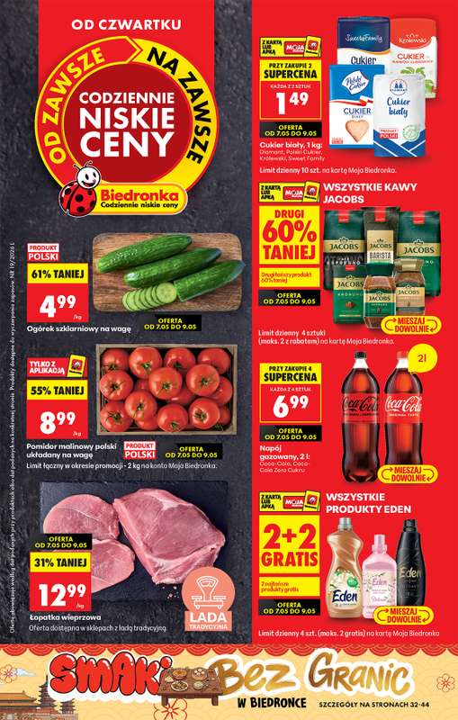 Biedronka - gazetka promocyjna Od czwartku, Z ladą tradycyjną od czwartku 07.05 do środy 13.05