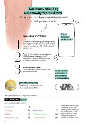 Oriflame - gazetka promocyjna Katalog 8/2026 od środy 27.05 do wtorku 16.06 - strona 2