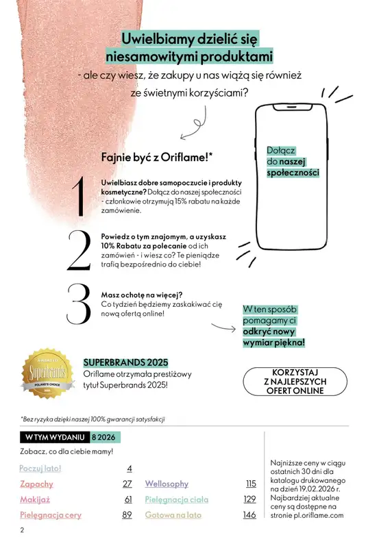 Oriflame - gazetka promocyjna Katalog 8/2026 od środy 27.05 do wtorku 16.06 - strona 2