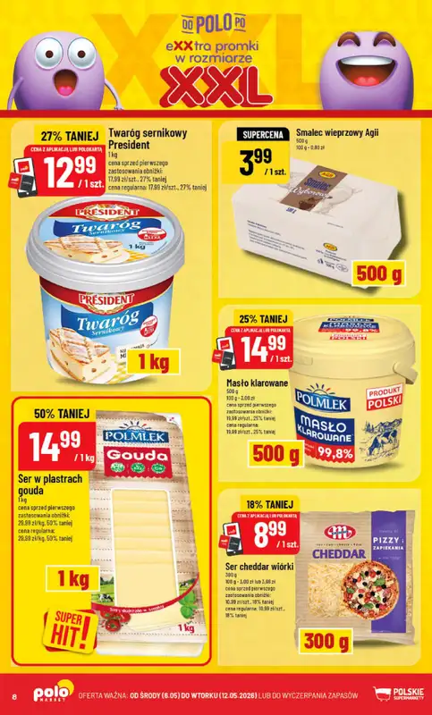 POLOmarket - gazetka promocyjna Gazetka od środy 06.05 do wtorku 12.05 - strona 8