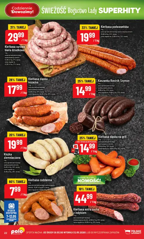 POLOmarket - gazetka promocyjna Gazetka od środy 06.05 do wtorku 12.05 - strona 22