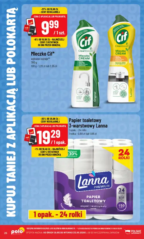 POLOmarket - gazetka promocyjna Kupuj taniej od czwartku 07.05 do wtorku 12.05 - strona 26