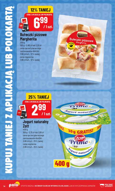 POLOmarket - gazetka promocyjna Kupuj taniej od czwartku 07.05 do wtorku 12.05 - strona 14