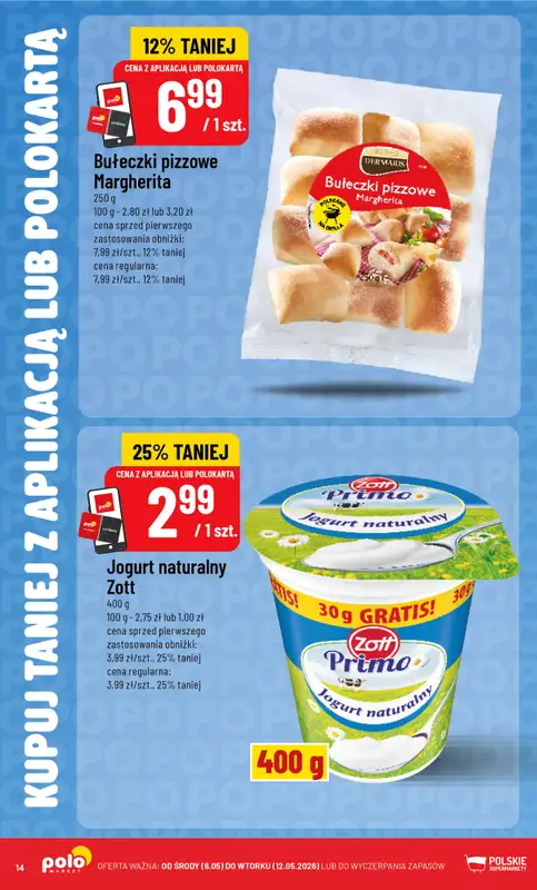 POLOmarket - gazetka promocyjna Kupuj taniej od czwartku 07.05 do wtorku 12.05 - strona 14
