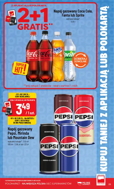 POLOmarket - gazetka promocyjna Kupuj taniej od czwartku 07.05 do wtorku 12.05 - strona 23