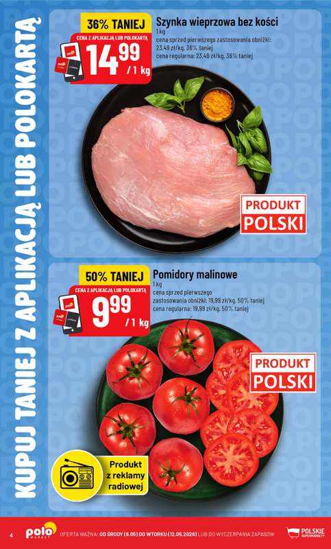 POLOmarket - gazetka promocyjna Kupuj taniej od czwartku 07.05 do wtorku 12.05 - strona 4