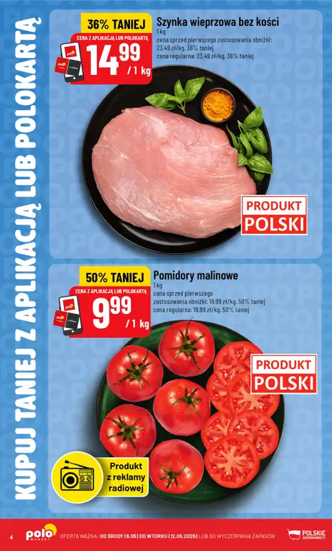 POLOmarket - gazetka promocyjna Kupuj taniej od czwartku 07.05 do wtorku 12.05 - strona 4