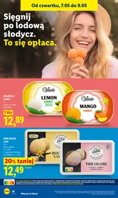 Lidl - gazetka promocyjna Oferta od czwartku od czwartku 07.05 do soboty 09.05 - strona 78