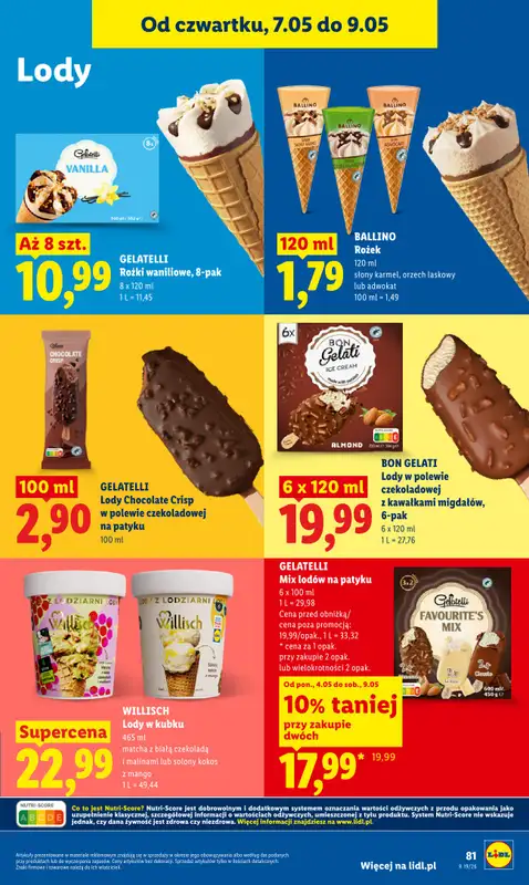 Lidl - gazetka promocyjna Oferta od czwartku od czwartku 07.05 do soboty 09.05 - strona 81