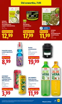Lidl - gazetka promocyjna Oferta od czwartku od czwartku 07.05 do soboty 09.05 - strona 61